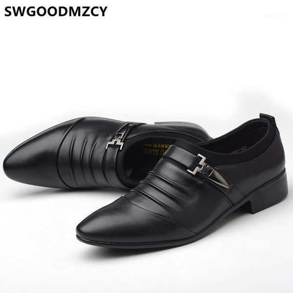 

dress shoes designer men classic loafers formal leather for italian brand coiffeur official big size 48 buty1, Black