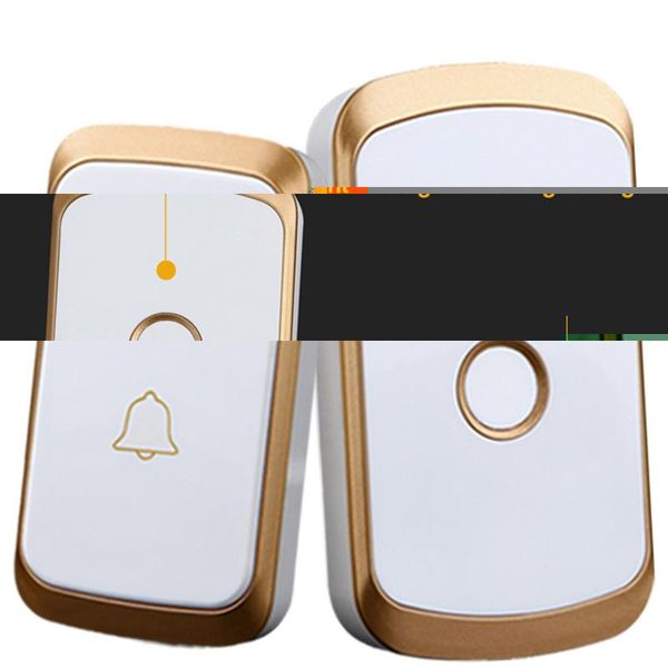 

wireless doorbell ac 110-220v smart digital waterproof push button doorbell 36 melody 4 volume cordless door ring us plug