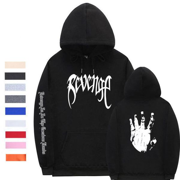 

hop rapper sweatshirts hooded men/women revenge hip xxxtentacion c0929 pullover sweatershirts hoodies male/women streetwear ebqju, Black