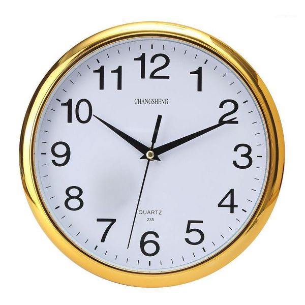 

wall clocks clock modern living room quartz silent round battery home accurate fashion office decor1