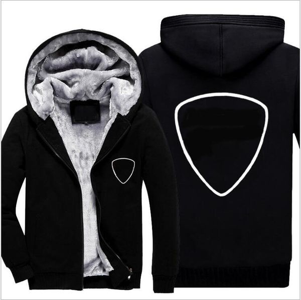 

men's autumn and winter fashion plus velvet thickening warm and windproof hoodie handsome trendy motorcycle riding hoodie autumn and wi