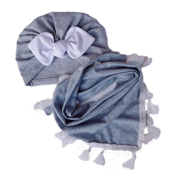 

winter baby hat scarf set cute bunny ears infant girls turban triangle tassels scarf 2piece set baby festival party accessories yxlhea, Slivery;white