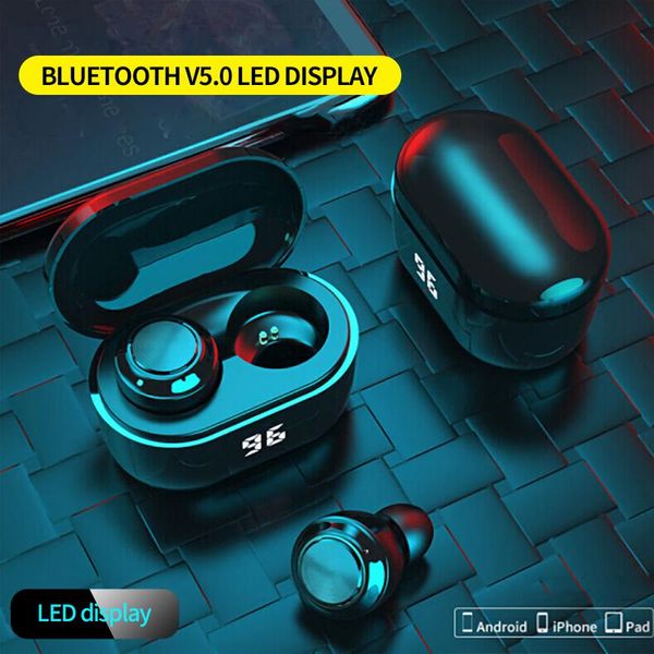

nbl tws 5.0 bluetooth earphone wireless headphone ipx4 waterproof stereoe earbuds micophone headest mini 300mah gaming earphone