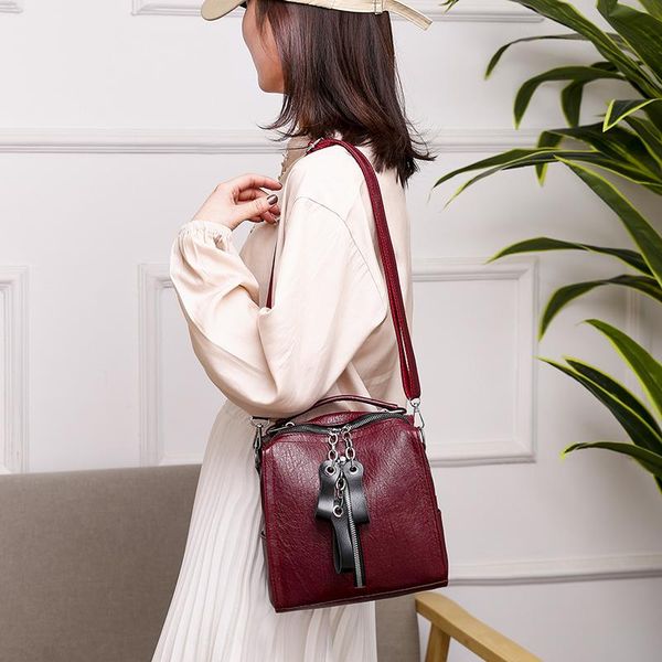 

pu кожаный рюкзак женщины многофункциональный плечи bookbags ранцы для девочек-подростков моды рюкзак малый mochilas xa670h sqcrok