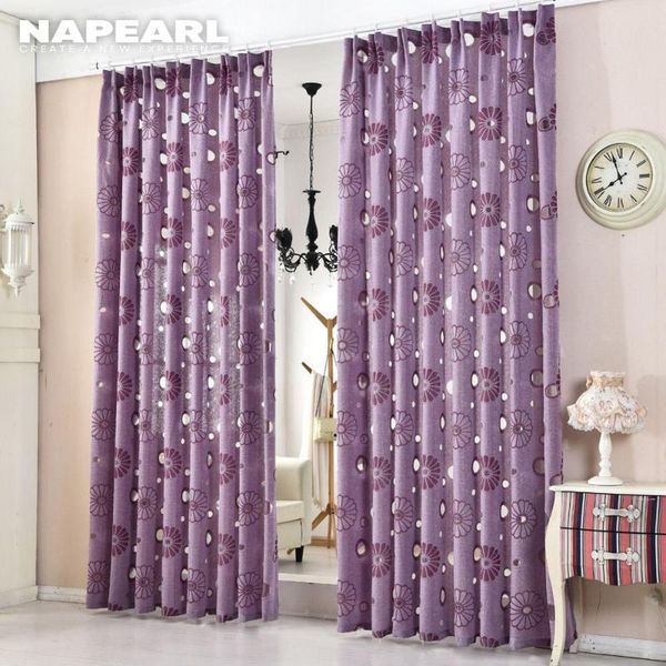 

curtain & drapes napearl 1 piece floral modern home decoration living room curtains window black ready treatments bedroom kitchen