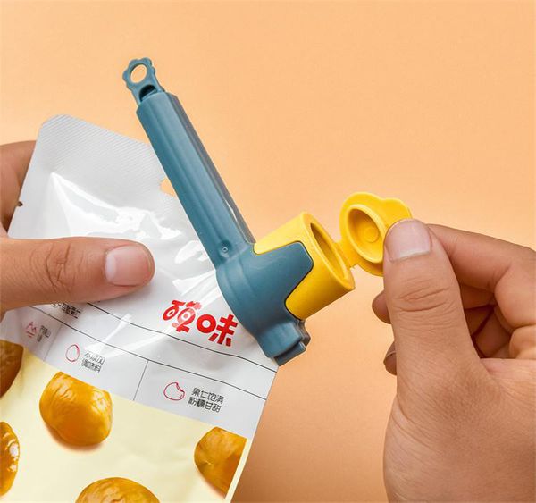 

new matching color snack milk powder creative opening sealing clamp multi-functional tea moisture-proof food preservation sealing clamp