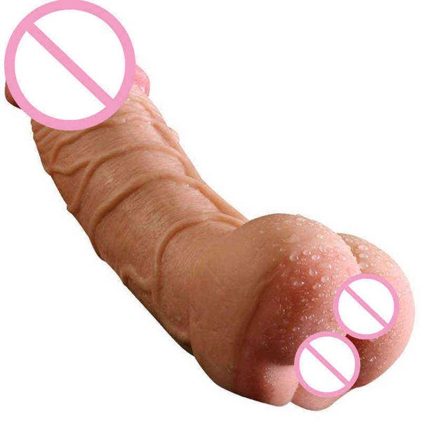 NXY Dildo Realistico Dildo Anale Ingranditore Del Pene Manica Figa Morbido Masturbatore Maschile Per Uomini Donne Giocattolo Del Sesso Coppie Forniture Per Adulti 0121