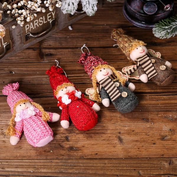 

christmas decorations cute angel doll pendant drop ornaments xmas tree for home gift kids a11