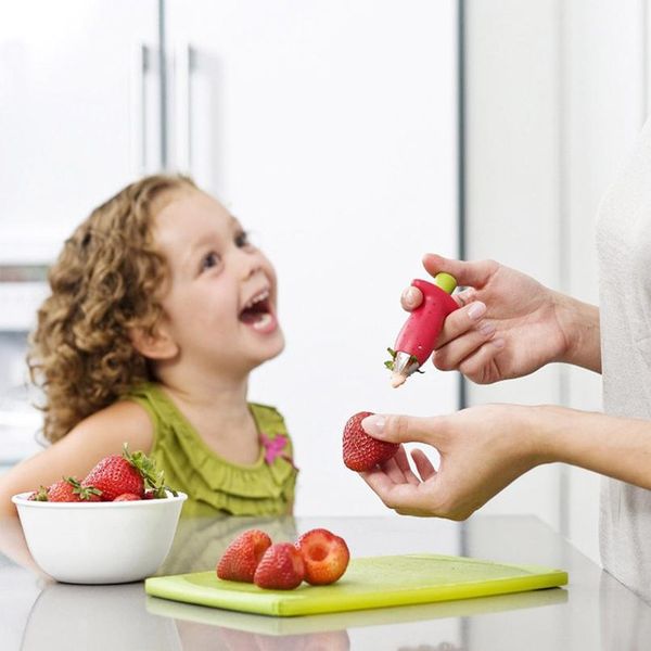 

strawberry hullers metal plastic fruit leaf remover gadget tomato stalks strawberry knife stem remover kitchen cook bbyrto