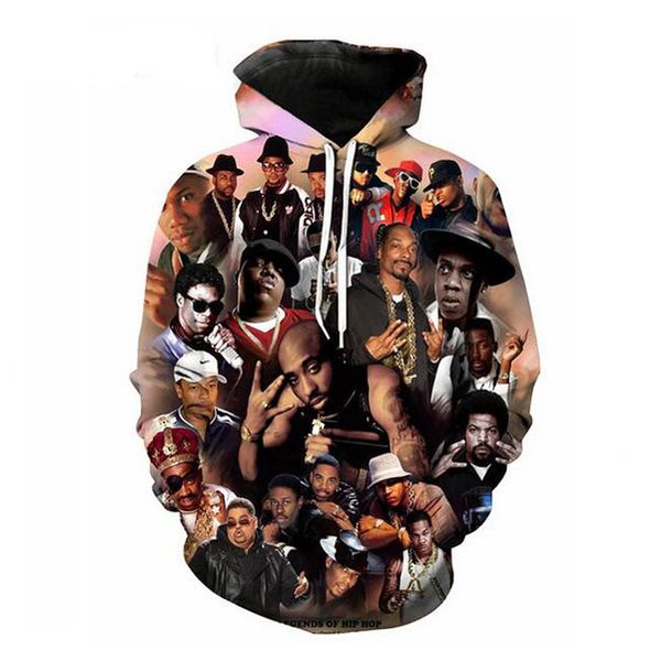 

legend rapper tupac 2pac 3d print hip hop sweatshirt clothing pullover hoodies