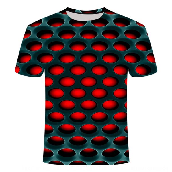 

trendy summer geometry digital digitalthin men's 3d printed short sleeve trendy summer geometry t-shirt digital digitalthin men's, Blue