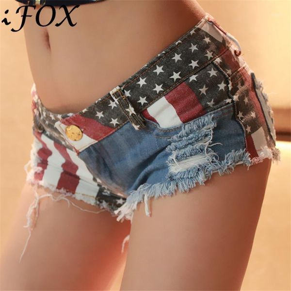 

national flag mini jeans shorts women fashion slim denim shorts summer club punk vintage cotton short pants street wear1, White;black