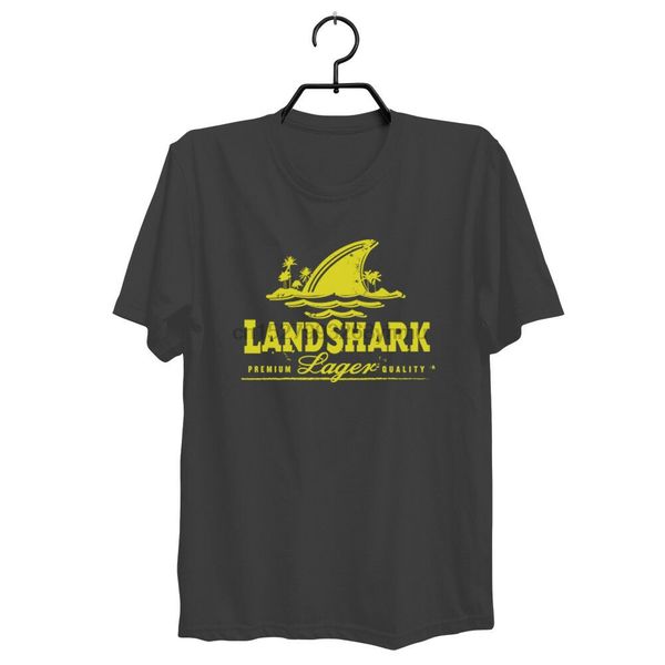 

landshark пиво пиво 100% хлопок графический бар паб пляж бесплатная доставка балахон дизайнеров футболки толстовка