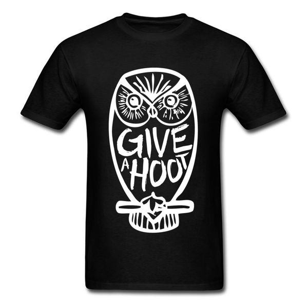 

give a hoot font owl fashion short sleeve design o neck mens unique pirnt lovers day sport hooded sweatshirt hoodie men t shirt