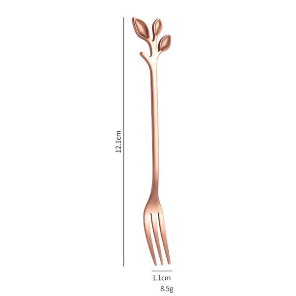 

stainless steel leaves spoon fork spoon coffee tea spoons creative ice tools tableware kitchen gadgets home decor h jllsfg
