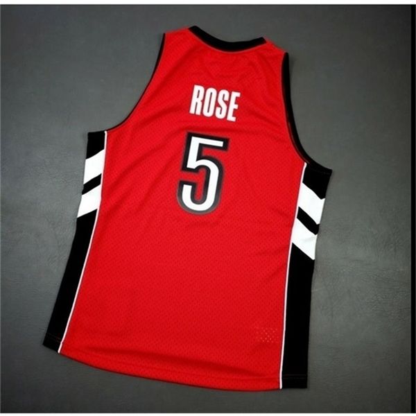 

custom 604 youth women vintage jalen rose mitchell ness 04 05 college basketball jersey size s-4xl or custom any name or number jersey, Black