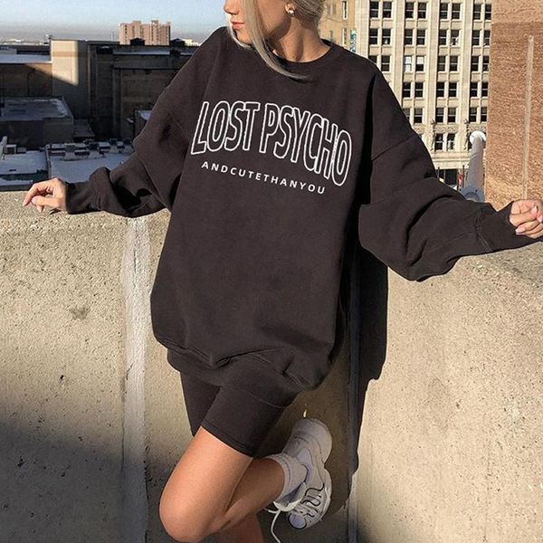 

casual loose oversized sweatshirt women autumn winter 2020 letter print long sleeve pullover ladies black hoodie sweat shirt