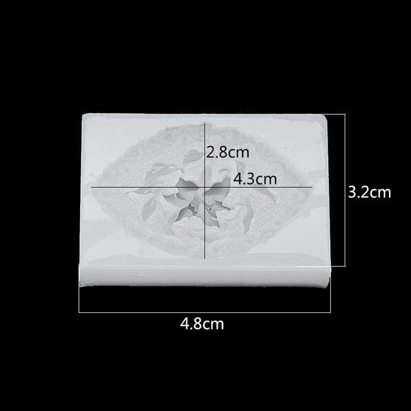 

цветок листьев ожерелье силикона mold смолы изготовление ювелирных изделий эпоксидной смолы пресс-формы для diy ремеслам для ювелирных издел, Black