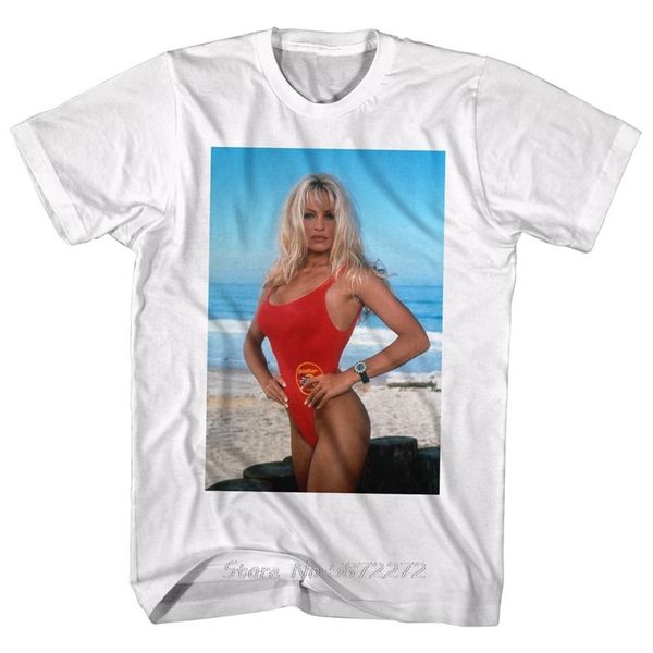 

sport baywatch tv-show pamela anderson leben schutz lizenziert erwachsenen t-shirt men cotton tshirt hip hop tee shirt