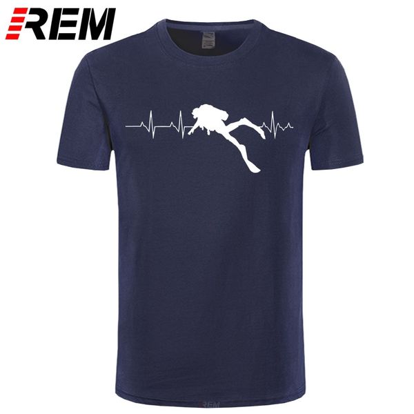 

rem scuba dive heart beat gift for diver summer short sleeves soft mens s pure sport hooded sweatshirt hoodie men t shirt