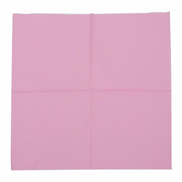 

table napkin 1 pack solid color printed paper (pink)1