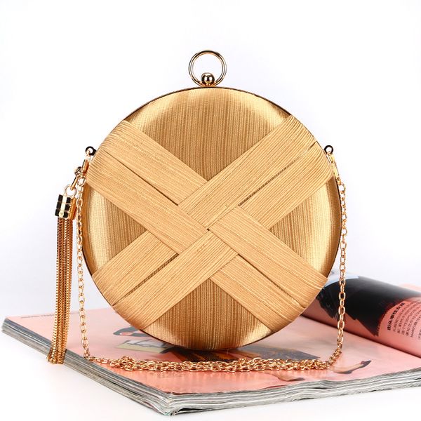 

the new pure hand-crafted evening bag banquet handbag small round bags