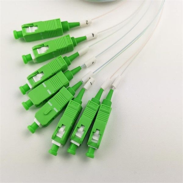 

50 pieces sc apc single mode fiber optical ftth 0.9mm mini plc splitter 1x81