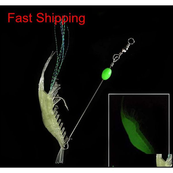 

90mm 7g soft simulation prawn shrimp fishing floating shaped lure hook bait bionic artificial shrimp lures with qylkmr yhshop2010