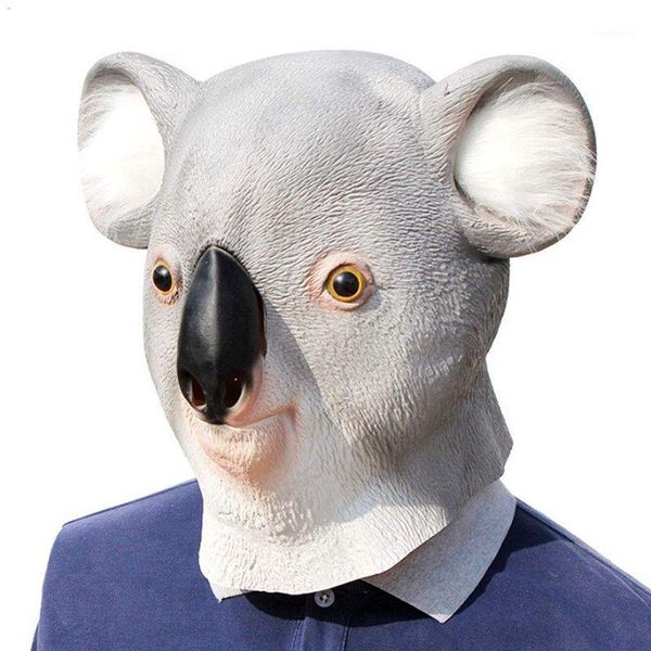 

halloween animals series koala head mask for costume party1