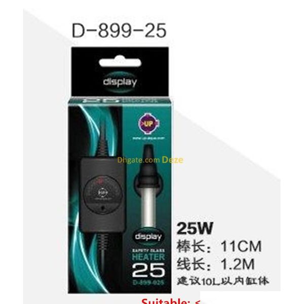 

25w 50w mini aquarium submersible heater tropical fish tank heater thermostat qylkgw packing2010