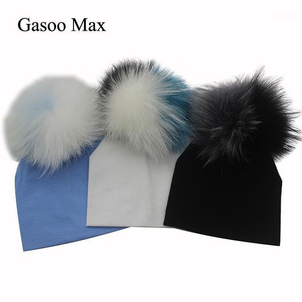 

beanies kids cotton hats baby pom born hat boy po props accessories toddler girl cap bonnet 0-2years fit1