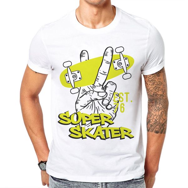 

fashion super skater men's clothes skateboards extreme sport funny short sleeve causal sport hooded sweatshirt hoodie men t shirt