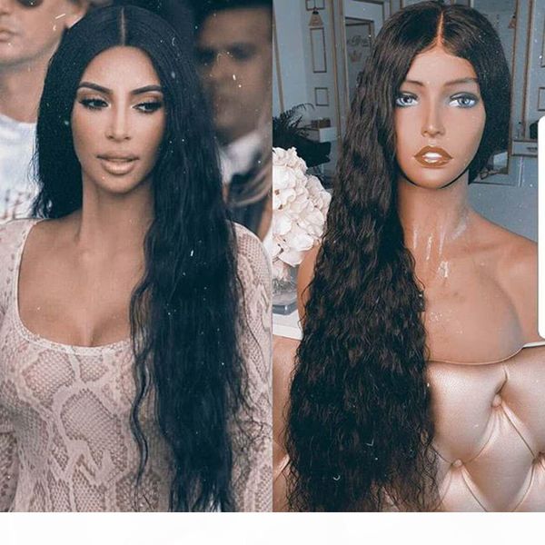 

peruvian loose wave full lace human hair lace front wigs pre plucked hairline 13x6 lace front wigs natural color bleach knots360 frontal, Black