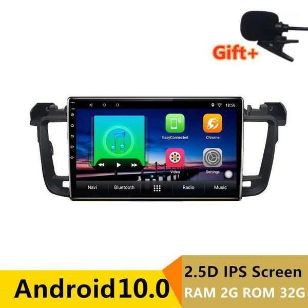 

9"2.5d ips android 10.0 car dvd multimedia player gps for 508 2011 12 13 14 -2017 radio with dsp 32eq stereo navigation1
