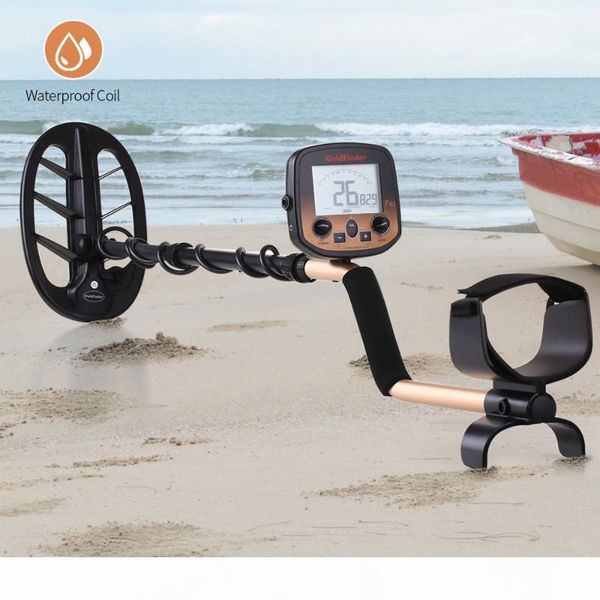 

metal detector lcd display metal locator water search finder underground detector ground nugget treasure