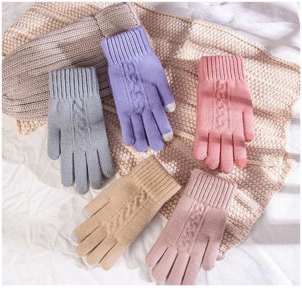 

women gloves winter touch screen keep warm driving gloves luvas modis de inverno guantes invierno guantes mujer m sqcwwv, Black