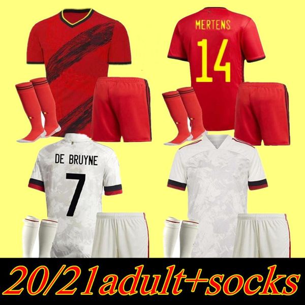 

kits 2020 2021 belgium home away lukaku hazard kompany soccer jersey 20 21 de bruyne mertens men boys sports football shirt, Black;yellow