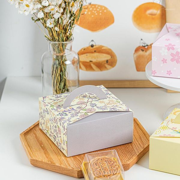 

gift wrap 10pcs christmas and year cakes wedding pastry dessert cardboard wrapping birthday gifts decorative cake boxes1