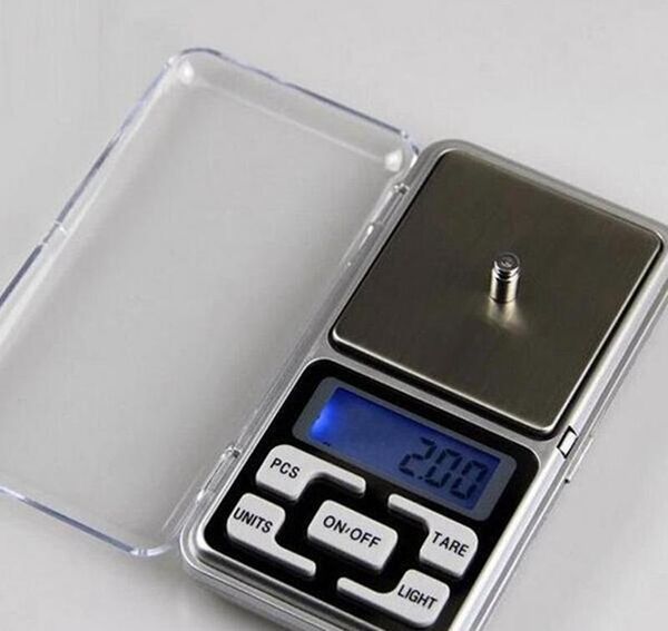 Digital Pocket Scales Jewelry Scale Gold Prata Coin Grain Gram Tamanho Herb Mini Electronic Backlight Jllzyd