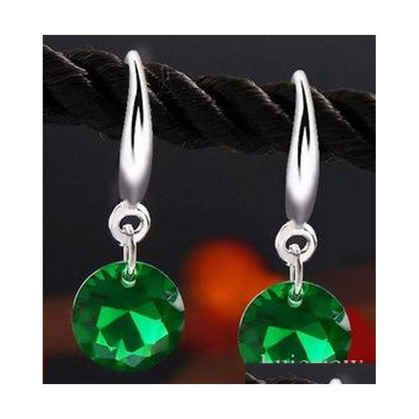 

sterling silver earrings gemstone big long dangle geometric drop earrings cubic zirconia stat sqckfj dh_seller2010