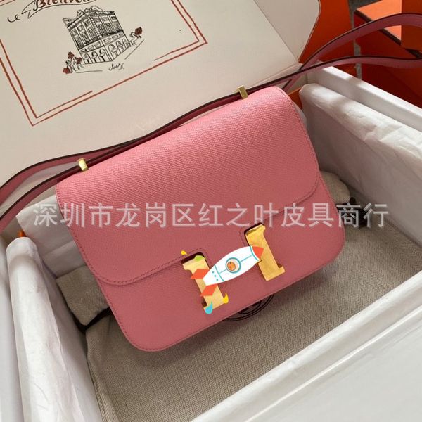 

wax thread tofu stewardess small square hand print organ kangkang mini bag female slanting shoulder ep