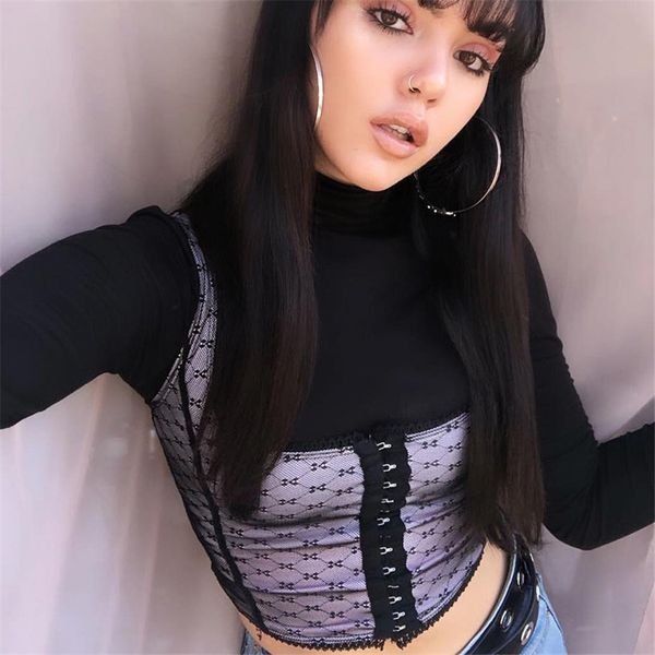 

fasion la of latest sle eautiful and attractive girl mes sort instagram-strap vest s-3xl #12#32711111, Black;white