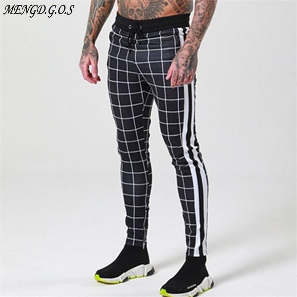 

streetwear hip hop trousers male jogger fitness pants office workers men's fashion trousers brand casual men's clothing 201110, Black