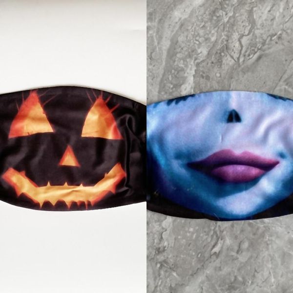 

oychc masks hallowmas face pumpkin fwe clown fashion dustproof face mask printing kids masks skull mccld