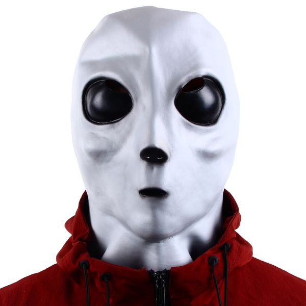 

costume accessories creepy alien latex mask halloween horror fancy dress cosplay party cute alien costume accessory, Silver
