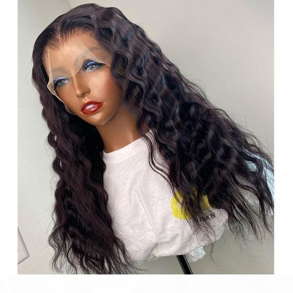 

peruvian deep wave lace front wig lace pre plucked virgin glueless deep curly full lace human hair wigs with baby hair, Black;brown