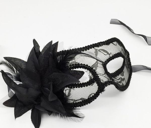 Party-Masken, handgefertigt, Venedig, goldene Zwiebel, Gaze, Blume, Feder, Kugel, durchscheinend, Lilie, Halloween. Weitere Partys sind erhältlich. Karnevals-Nachtmaske