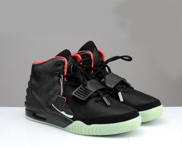 

new kanye west 2 ii red october nrg 2 sp men basketball shoes with sports sneakers glow the dark athletic casual trainer