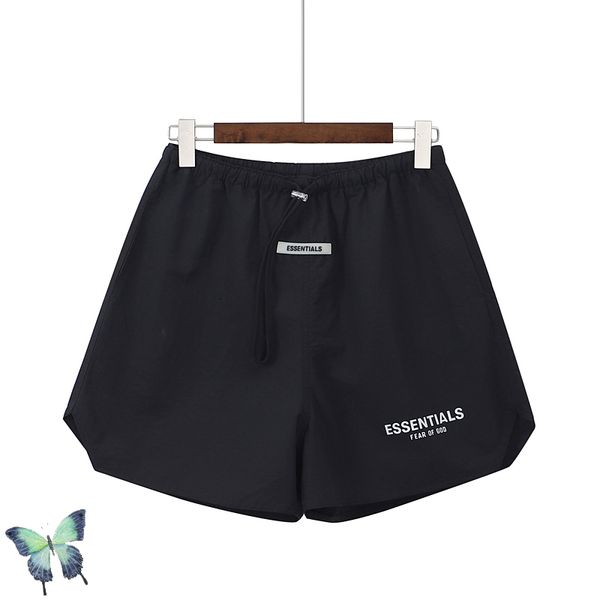 

2021 summer new nylon sports pants men women solid color sweatpants 3m shorts szsu, White;black