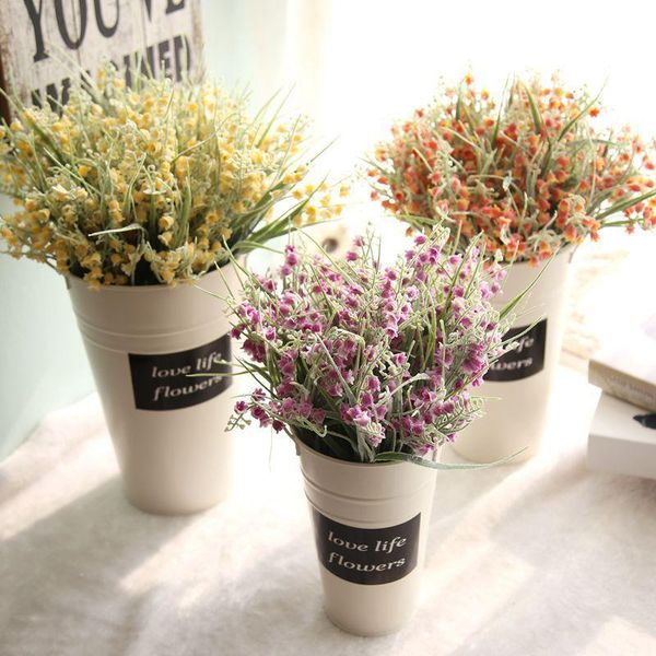 

decorative flowers & wreaths green grass artificial plants for plastic household store dest rustic decoration clover plant wholesale sf36476